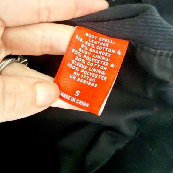 Kirna Zabete for Target Leather Jacket in Black Size S - Picture 6 of 7